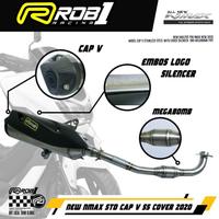Gambar Knalpot Standar Racing Stainless ROB1 Racing NEW NMAX NEO / NMAX TURBO / NEW AEROX / NEW NMAX dari REVSMOTOSHOP PALEMBANG undefined 1 Tokopedia