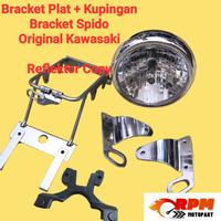 Gambar Reflektor Lampu Bulat Ninja SS Victor plus Bracket Original Kawasaki dari RPM Motopart undefined 4 Tokopedia