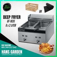 Gambar GETRA GF102G gas deep fryer mesin penggoreng gas GETRA GF 102 G - STANDARD(GOJEK) dari HANS GEA GETRA RSA undefined 2 Tokopedia