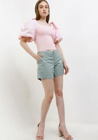 Gambar GIORDANO Original Cotton Twill Short Celana Pendek Wanita - Green dari Dolphin Terbang undefined 4 Tokopedia