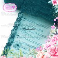 Gambar RDT232 (Per Meter) Renda Tile Biru Tosca Lebar 10Cm dari Citra Renda undefined 3 Tokopedia