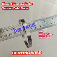 Gambar Heating Plat Meteran 3mm 5mm 8mm 10mm Element Pemanas Sealer - 2mm dari DM PACKAGING undefined 4 Tokopedia