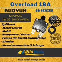 Gambar Overload Thermal Protector Circuit Breaker Kuoyuh 18A 88 Seri dari Overload Wikimesin undefined 1 Tokopedia