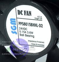 Gambar Fan 24vdc 6cm SGM PPS6015BHHL-D2 / Fan 60x60x15mm 24Vdc dari REUTECH undefined 5 Tokopedia