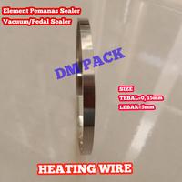 Gambar Heating Plat Meteran 3mm 5mm 8mm 10mm Element Pemanas Sealer - 2mm dari DM PACKAGING undefined 3 Tokopedia