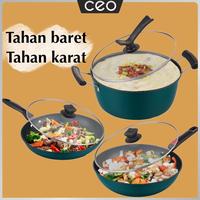 Gambar CEO Wajan & Panci Berbagai Teflon Tahan Karat Serbaguna - Wajan 26cm dari CEO Official Store undefined 3 Tokopedia
