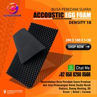 Gambar BUSA PEREDAM SUARA PREMIUM EGG FOAM | BUSA MODEL TELUR PEREDAM SUARA - Hitam, 200X30X6 dari Cappadocia Foam undefined 3 Tokopedia