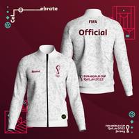 Gambar Jaket Bomber Olahraga Sepak Bola Casual Piala Dunia Desain Printing - Putih, XL dari Customhade.id undefined 3 Tokopedia