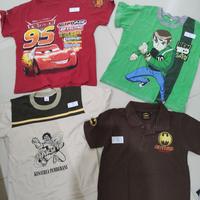 Gambar kaos Preloved anak laki laki harga satuan - ksatria coklat dari Bright Electronic undefined 2 Tokopedia