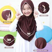 Gambar Jilbab Bergo Anak Pet Antem Size M&L Brand Aisyah Hijab - Coklat tua, L dari Toko Nurfaza undefined 5 Tokopedia