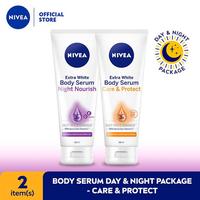 Gambar PAKET SIANG MALAM Nivea Body Serum Night Nourish Care and Protect dari Cherryously Official undefined 4 Tokopedia
