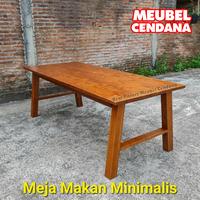 Gambar Meja rapat kayu jati, meja meeting minimalis, meja makan jati meja - 150 x 80 cm dari Meubel Cendana undefined 1 Tokopedia
