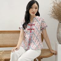 Gambar Set Batik Couple / Baju Batik Kantor / Batik Pink - WIB Series - Man-113, Standar dari Milovalice undefined 2 Tokopedia
