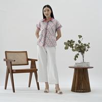 Gambar Set Batik Couple / Baju Batik Kantor / Batik Pink - WIB Series - Man-113, Standar dari Milovalice undefined 3 Tokopedia