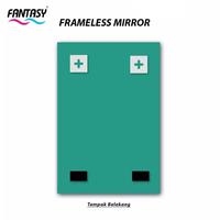Gambar Fantasy Kaca Cermin Dinding Estetik Hakkaku Frameless Mirror dari Fantasy Official undefined 2 Tokopedia