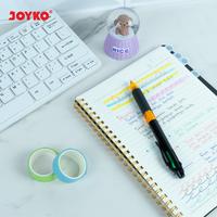 Gambar Ball Pen Pulpen Pena Joyko BP-288 Quaco 3 0.7 mm 4 Warna Colors dari Joyko.id undefined 5 Tokopedia