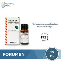 Gambar Forumen 5 Mg Ear Drops 10 mL - Obat Tetes Pembersih Kotoran Telinga dari Menteng Farma undefined 1 Tokopedia
