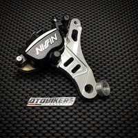 Gambar BREKET KALIPER BELAKANG NINJA 150 R SS RR NISSIN SAMURAI 2P RCB S1 CNC - R/SS (cnc T6) dari OB JATENG undefined 2 Tokopedia