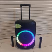Gambar Speaker Portable 3R 12 Icnh Goal 12 Karaoke Youtube 4 Mic Wireless ..! dari OKE STORE C0M undefined 3 Tokopedia