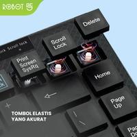 Gambar ROBOT Portable Mini Wired Keyboard RK10 Ultra-Thin dari MasterdatabaliPT undefined 3 Tokopedia