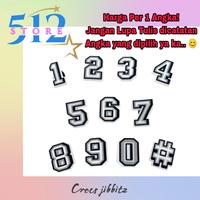 Gambar 512 Charms Karakter - Crocs jibbitz designer Huruf Abjad Alfabet - D dari Richelyn ribbon undefined 5 Tokopedia