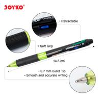 Gambar [1 pcs] Ball Pen Pulpen Pena Joyko 4 Warna Colors BP-288 Quaco 3 0.7mm dari Atk Berkat Store undefined 5 Tokopedia