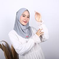 Gambar Jilbab Instan Bergo Tania Non Ped Jersey Premium By Shamira Official - BLACK dari mexshamall undefined 2 Tokopedia