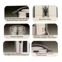 Gambar water boiler & coffee maker dodawa / pemanas air - 20L (150 cup) dari best home kitchen undefined 4 Tokopedia