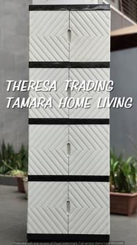 Gambar LEMARI PLASTIK PAKAIAN DIAMOND 4 SUSUN 4 SERIES DESIGN MINIMALIS dari THERESA TRADING undefined 2 Tokopedia