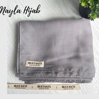 Gambar kerudung hijab segi empat bahan katun paris premium neci warna abu / - abu muda dari saniek undefined 1 Tokopedia