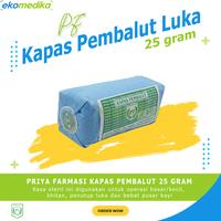 Gambar Kapas Putih Pembalut 25 gram Priya Farmasi Kapas Pembalut Luka 25 gr dari Eko Medika undefined 1 Tokopedia