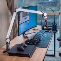 Gambar THRONMAX CASTER BOOM STAND S1 PRO USB - Microphone Stand Boom Arm dari Techno Computer Bali undefined 4 Tokopedia
