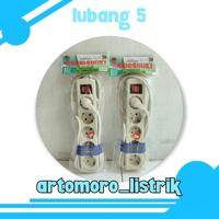 Gambar Stop Kontak Arde + Kabel 3 Meter - 4Lubang 3m dari Artomoro Listrik undefined 4 Tokopedia