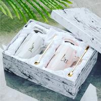 Gambar Nordic couple mug + cover spoon Fullset with Box dari Sk.luxurioushomedecor undefined 3 Tokopedia
