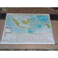 Gambar Peta Indonesia dan dunia ukuran kecil 80x120cm - Indonesia dari andika peraga undefined 1 Tokopedia