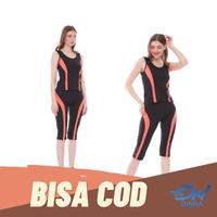 Gambar SETELAN BAJU SENAM | SETELAN AEROBIK BAJU TANPA LENGAN CELANA 3/4 - XXL dari Diana Senam dan Renang undefined 2 Tokopedia