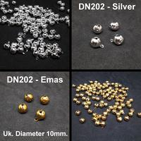 Gambar HARGA/100pcs, Bandul Bell Lonceng Kerincingan BISA BUNYI Bahan DIY dari Toko Baru Aksesoris undefined 3 Tokopedia
