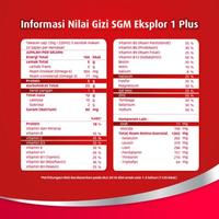 Gambar Susu SGM Eksplore Satu Plus Rasa Vanila 150gr, 400gr, 600gr, 900gr - 900gr dari Kios Kang Salik undefined 4 Tokopedia
