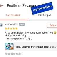 Gambar Susu Osamilk 500 gram penggemuk badan BPOM Terlaris - Vanila dari TZ_Storemedan undefined 4 Tokopedia