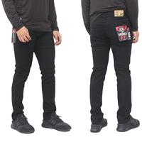 Gambar celana Soft jeans hitam panjang cowo fit slim,bahan setret - Hitam, 27 dari my style 2 undefined 4 Tokopedia