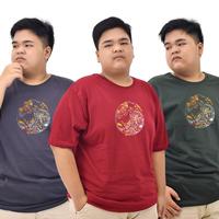 Gambar Kaos Jumbo Pria | T-Shirt Pendek Oversize | Cotton Combed 30s | Barong - Biru ITB, 3XL dari Zalvaro Shop undefined 1 Tokopedia