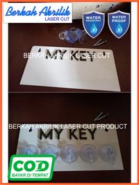 Gambar Tempat Gantungan Kunci Keychain Organizer Rumah Perlengkapan Dekorasi dari Berkah Akrilik laser cut undefined 4 Tokopedia