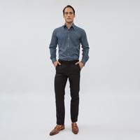 Gambar Houseofcuff Kemeja formal kerja slim fit kantor french Cuff navy biru dari House of Cuff undefined 2 Tokopedia