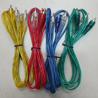 Gambar Kabel audio 2-2 1.5 meter, kabel jack 2 rca ke 2 rca 1.5m transparan dari Jaya utm undefined 1 Tokopedia
