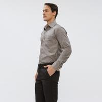 Gambar Houseofcuff Kemeja formal kerja slim fit kantor french Cuff abu linen - S, Bonus Cufflinks dari House of Cuff undefined 4 Tokopedia