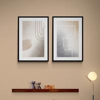 Gambar Wal Decor Dekorasi Hiasan Dinding Abstrak NAPOLI  Lukisan Aesthetic - NAPOLI 2, 30x45 dari framehay undefined 3 Tokopedia