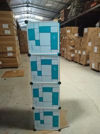 Gambar TERBARU!!!!!! LEMARI PLASTIK KARAKTER DORAEMON 4 SUSUN - SHENAR - KEROPI dari shenar168 undefined 5 Tokopedia