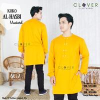 Gambar Baju Atasan Koko Pria Clover Clothing Koko Al Hasbi - Mustard, XL dari Griya Muslim Amanah 2 undefined 5 Tokopedia