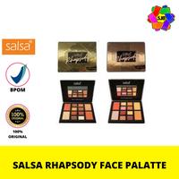 Gambar SALSA RHAPSODY FACE PALATTE / MAKE UP KIT / EYESHADOW PALLET - 50g, Amber dari CV Semangat Jaya Bersama undefined 1 Tokopedia