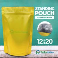 Gambar Plastik Kemasan SMALL Standing Pouch 12cm DELKOCHOICE Sealer Makanan - Kraft Full dari kilat packing undefined 3 Tokopedia